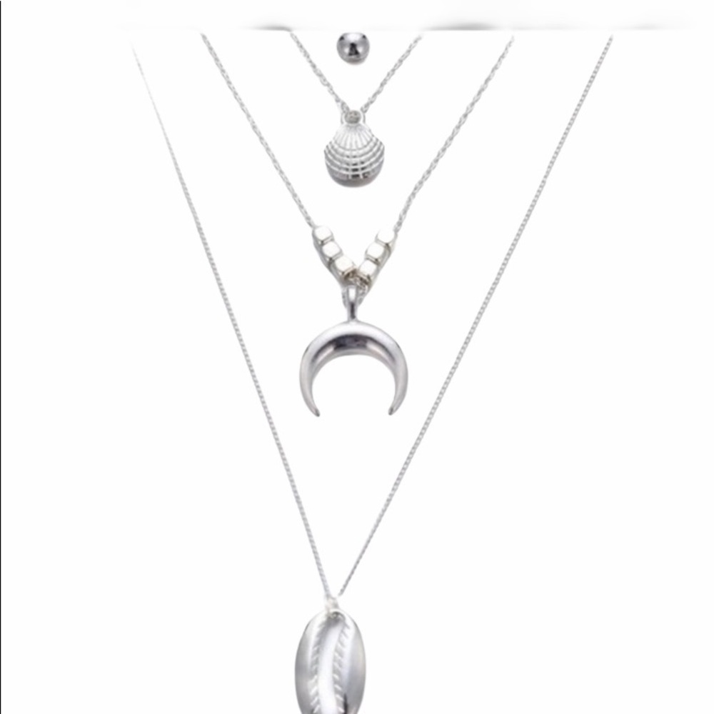 4 Layers  necklace Fashion jewelry
